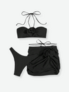 ZOEY 3-Piece Bikini Set with Skirt