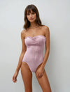 SHAY Bandeau One Piece Swimsuit