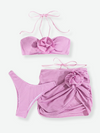 ZOEY 3-Piece Bikini Set with Skirt